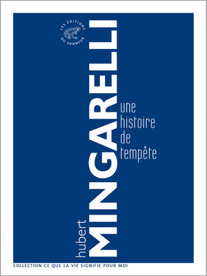 cover image of Une histoire de tempête